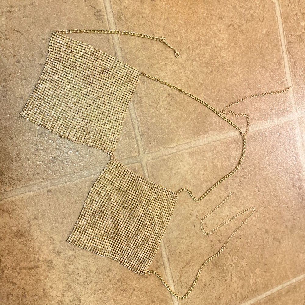 Gold Chain Bralette